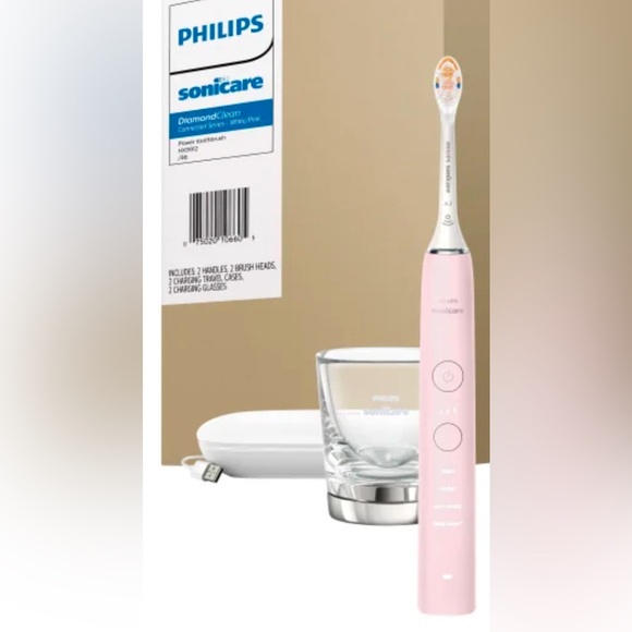 Philips Sonicare Diamondclean 9000 Toothbrush/Charging Glass/Travel Case NEW - Picture 4 of 4